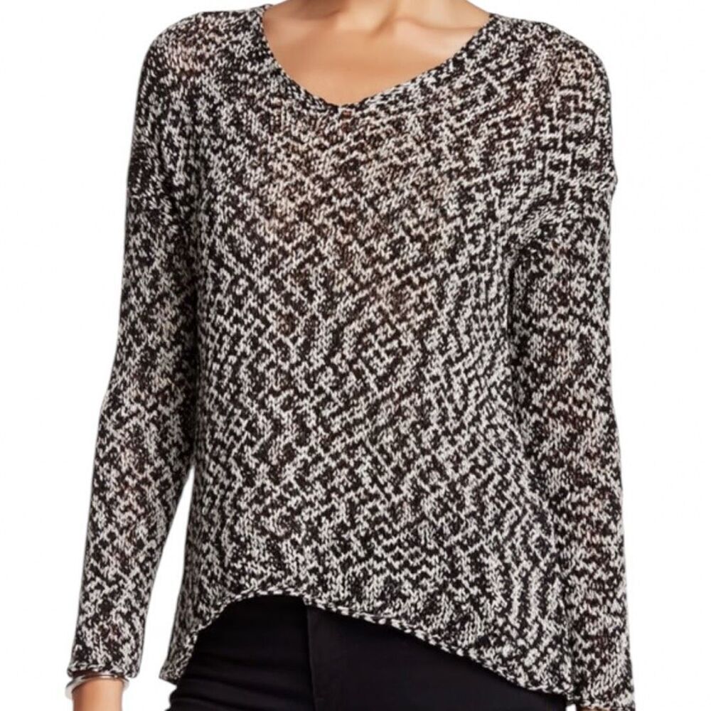 Eileen Fisher woven sweater size petite small